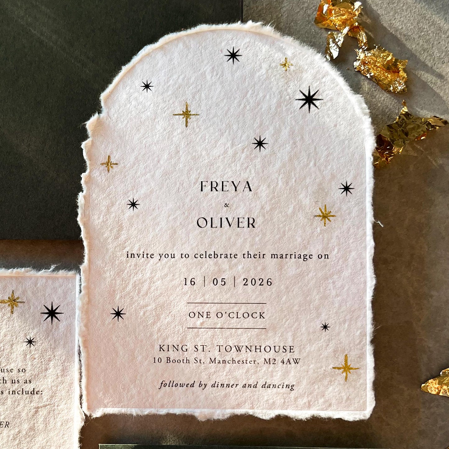 Celestial Stars Invitation Suite