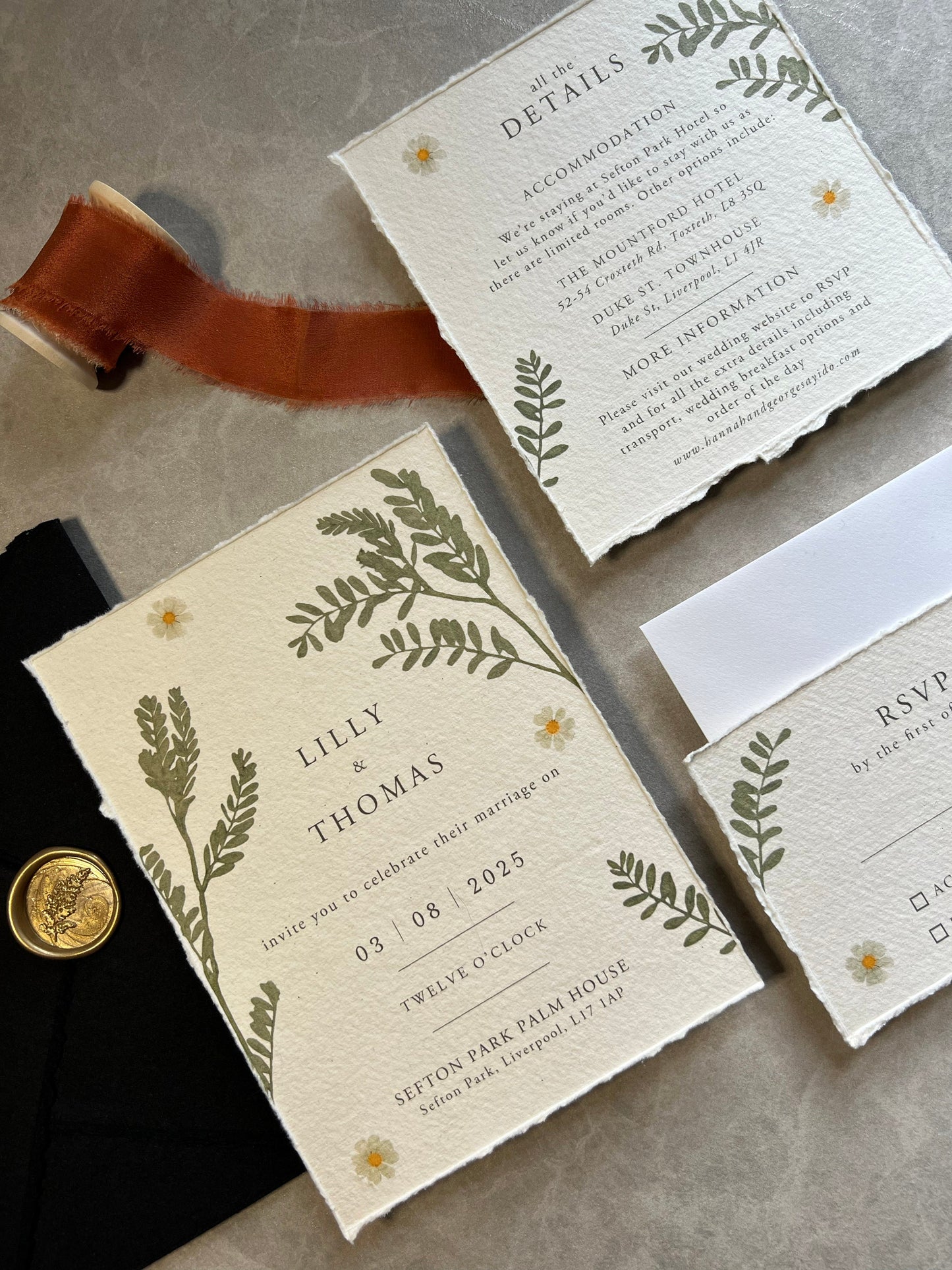 Enchanted Forest Boho Invitation Suite