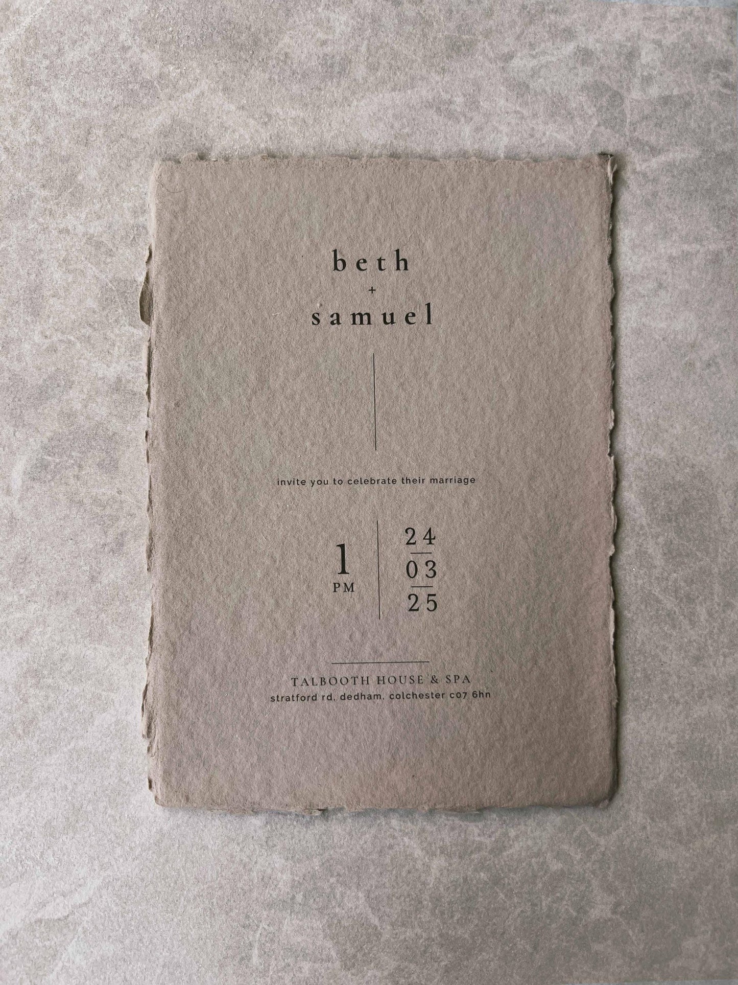 Vintage Romantic Invitation Suite