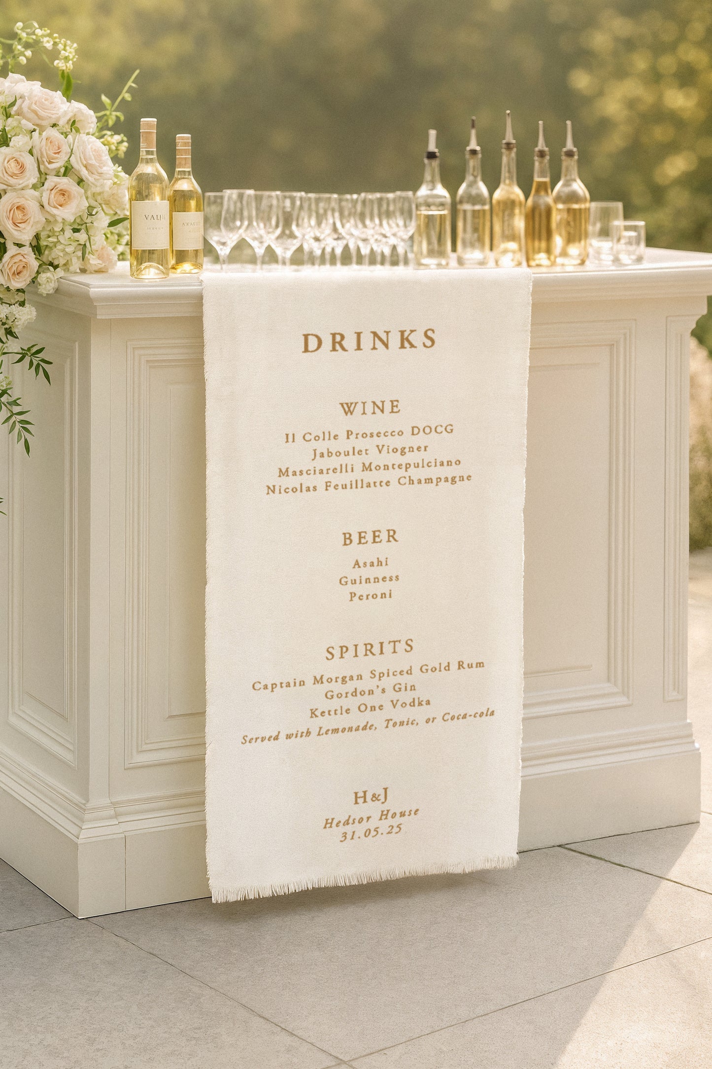 Linen Bar Menu