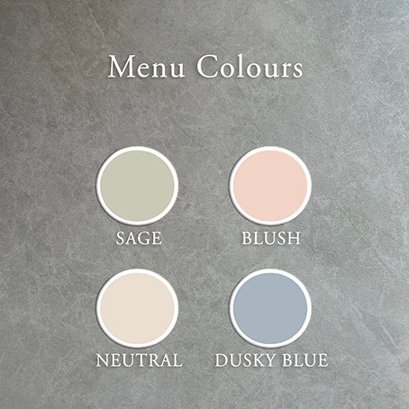 Classic Minimalist Menu with Place Cards