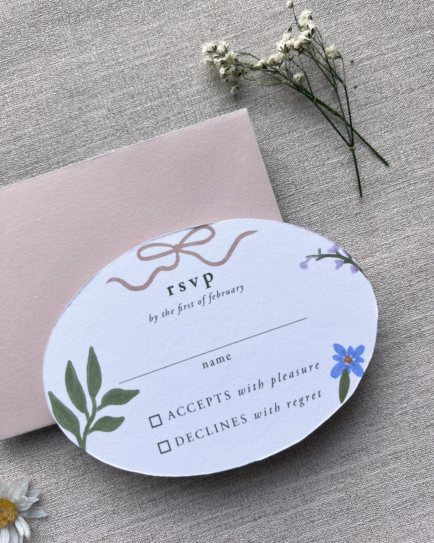 Garden Bloom RSVP Card