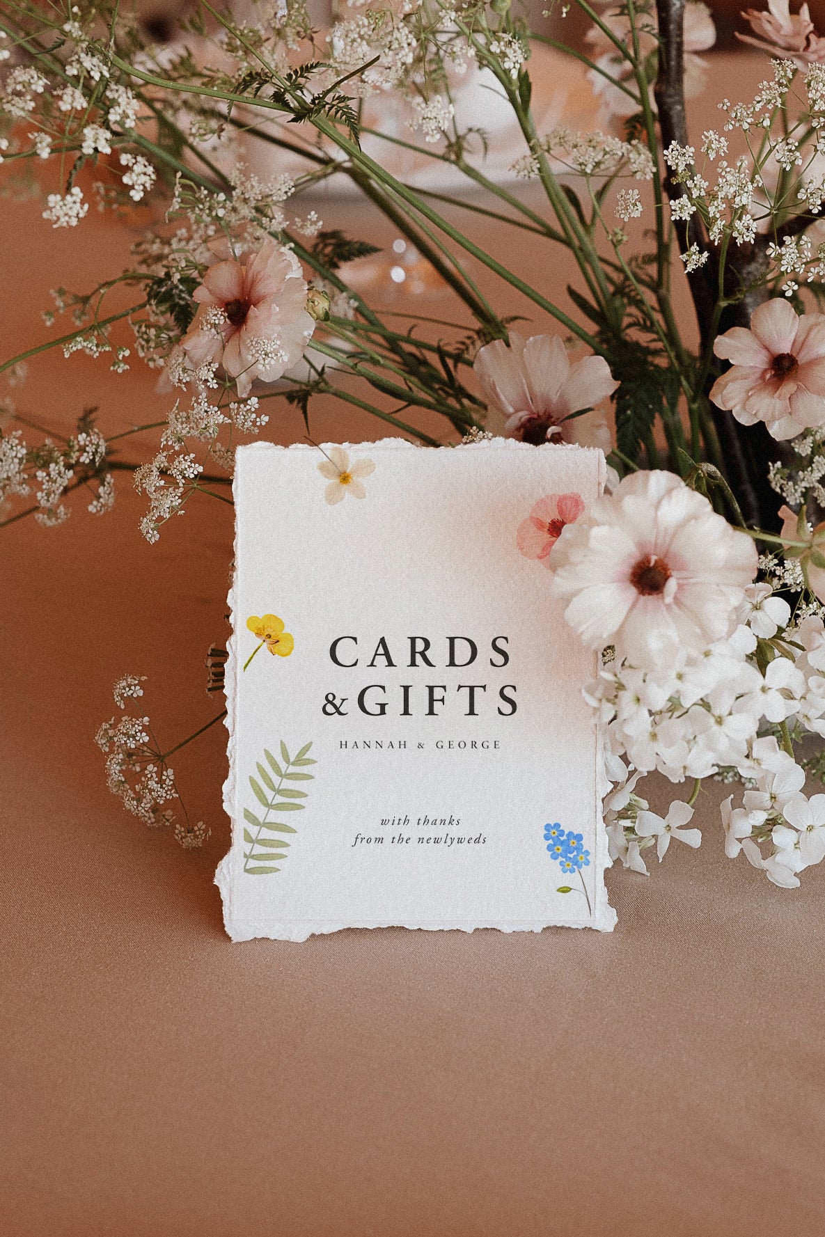 Wildflower Boho Cards and Gifts Sign