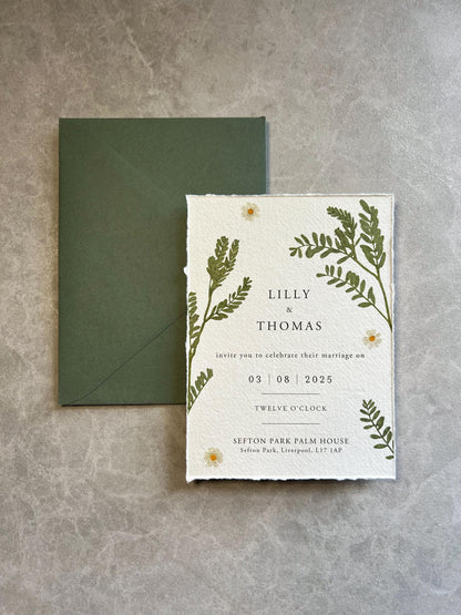 Enchanted Forest Boho Invitation Suite