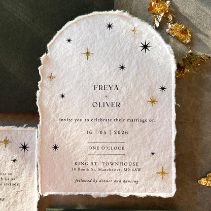 Celestial Stars Invitation Suite