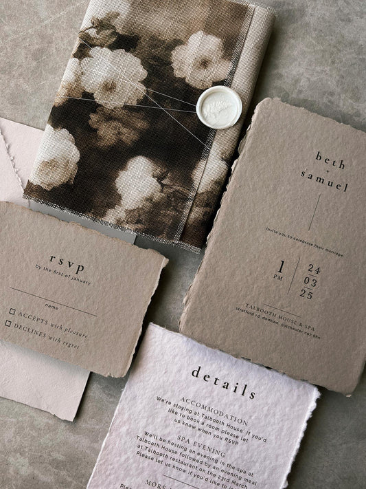 Vintage Romantic Invitation Suite