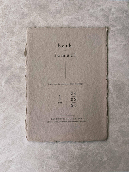 Vintage Romantic Invitation Suite