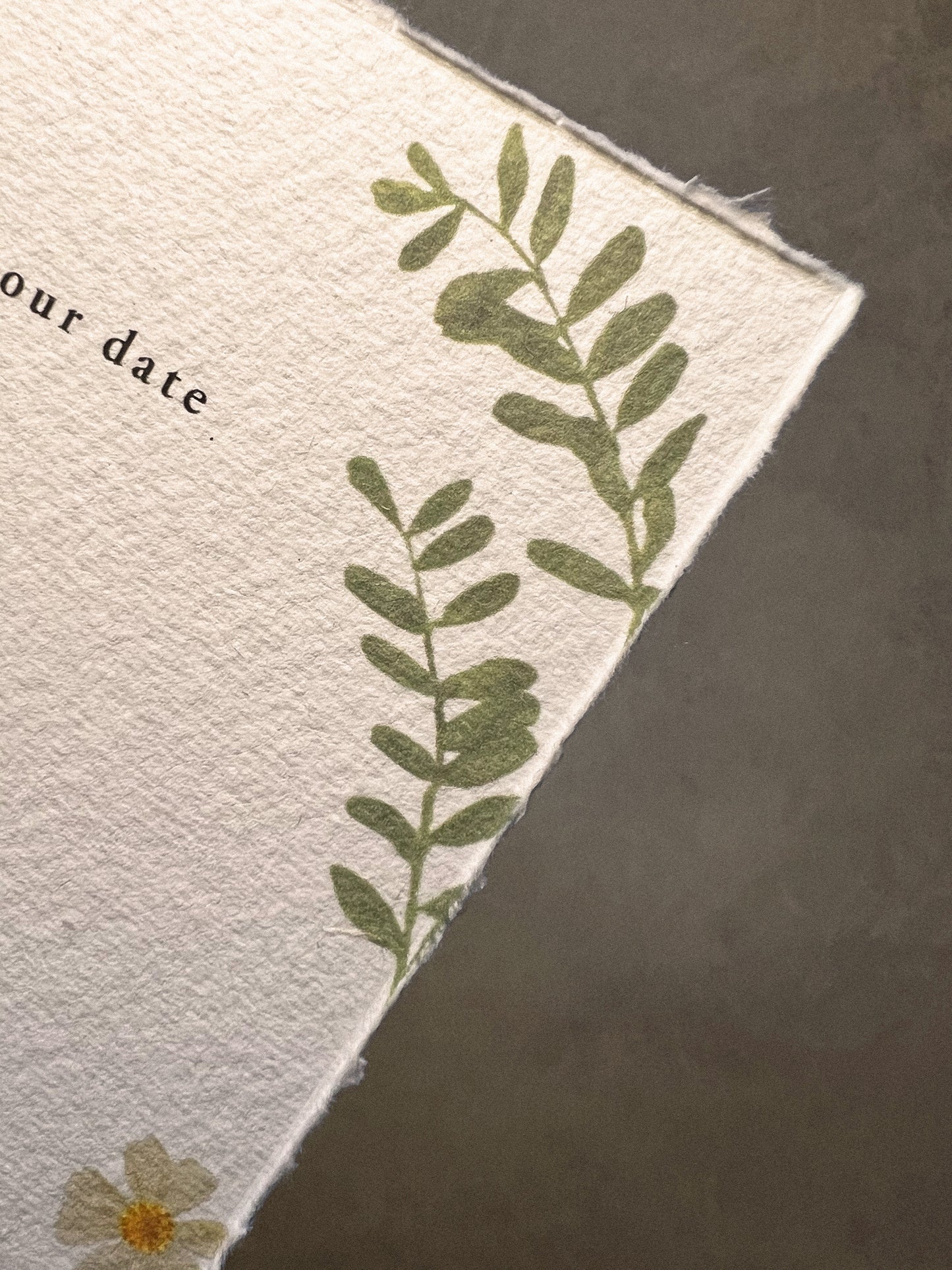 Enchanted Forest Boho Save the Date