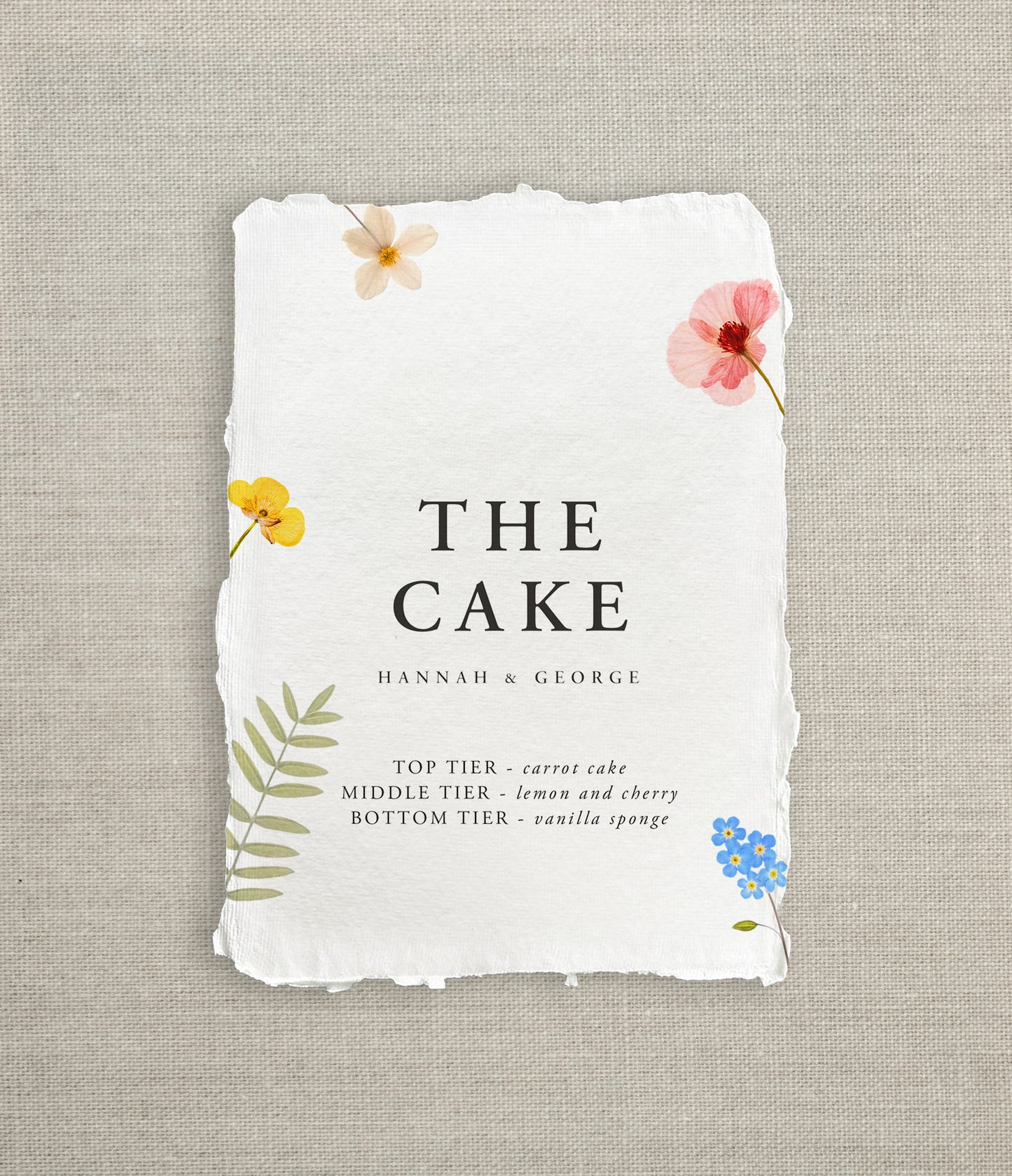 Wildflower Boho Bespoke Small Signs