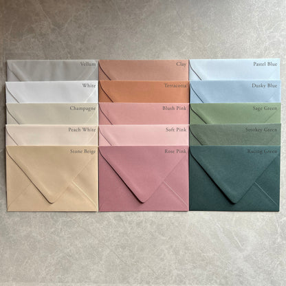 Classic Minimalist Wedding Invitation Suite