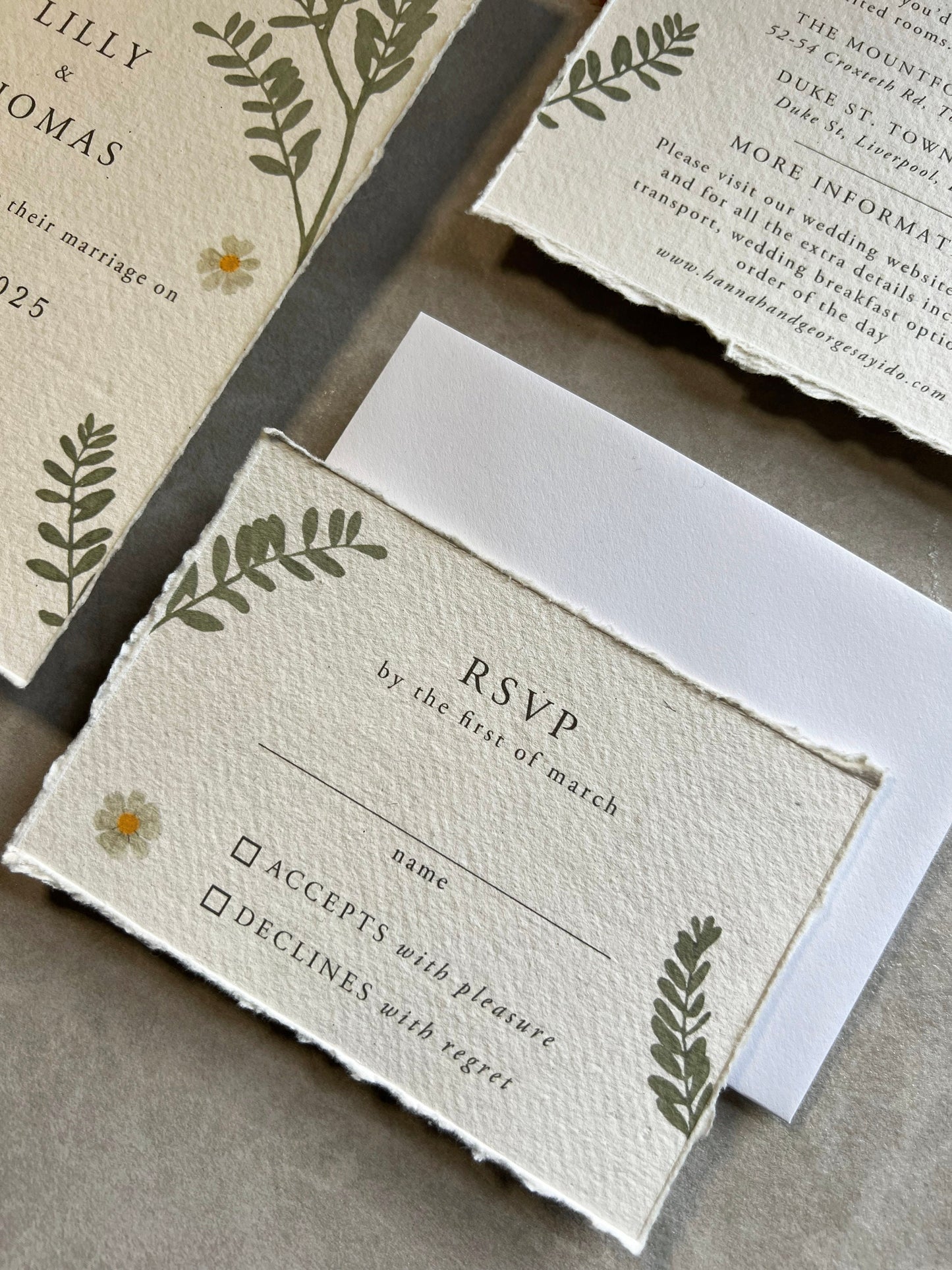 Enchanted Forest Boho Invitation Suite