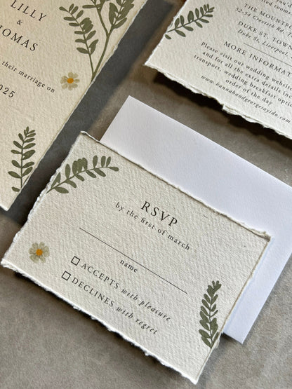 Enchanted Forest Boho Invitation Suite