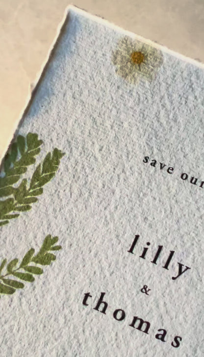 Enchanted Forest Boho Save the Date